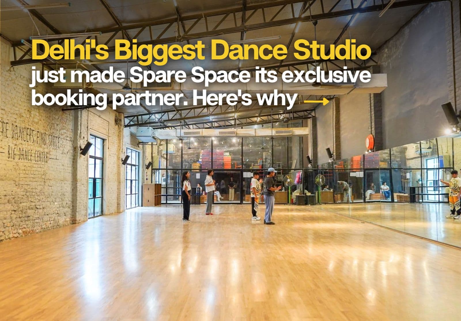 The Big Dance Studio is Now Exclusively Bookable on Spare Space